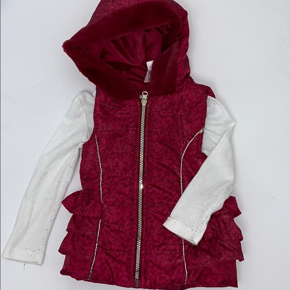 Wine Colored vest - Picture 2 of 7